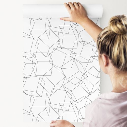 Tapeta GEOMETRYCZNA - Minimalizm Efekt 3D na Arena.pl