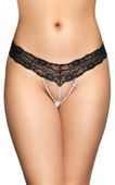 Czarne Stringi Damskie SoftLine 2491 S/M