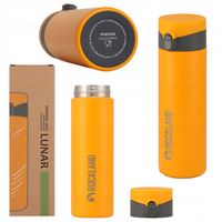 KUBEK TERMICZNY NA KAWĘ HERBATĘ DO PRACY SZKOŁY LUNAR ROCKLAND 500 ML ŻÓŁTY