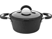 2 x Garnek aluminiowy 24 cm z powłoką granitową 3.5 L Florina Dragon czarna