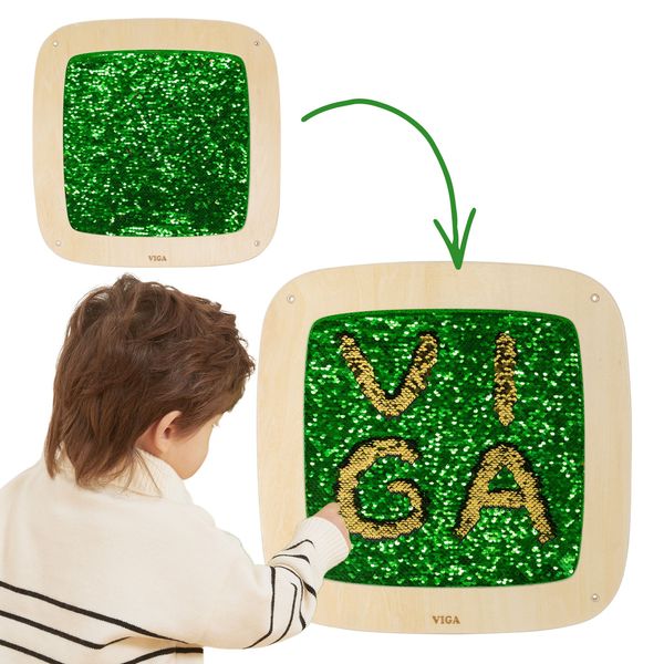 VIGA Panel Aktywności Ścienny z Cekinami zdjęcie 6