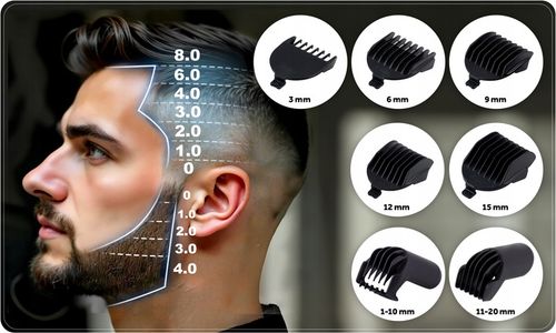 Trymer golarka maszynka do włosów do brody zarostu do golenia 6w1 Berdsen na Arena.pl