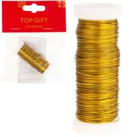 Drucik Dekoracyjny Florystyczny Ozdobny Złoty