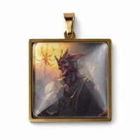 Cult Healer | 4 cm | Metal Szkło | Brelok Zawieszka | Magic The Gathering