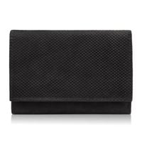 portfel damski skórzany we wzory geometryczne mały vintage