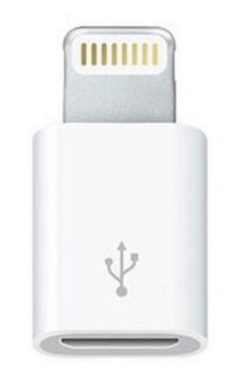 Adapter Micro USB Lightning iPhone 5 6 7 SE Plus zdjęcie 1