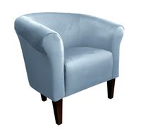 Fotel Milo nogi 20cm venge szary błękit BL06