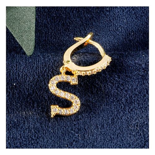 Kolczyk Pozłacany Literka S Kst1683S na Arena.pl