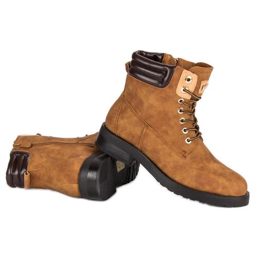 Brązowe traperki r.39 na Arena.pl