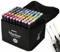 Marker artystyczny alkoholowy dwustronny 80k