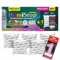HUMISTOP WKŁAD ZAPAS DO POCHŁANIACZA WILGOCI X 5 MIX + ZAWIESZKA