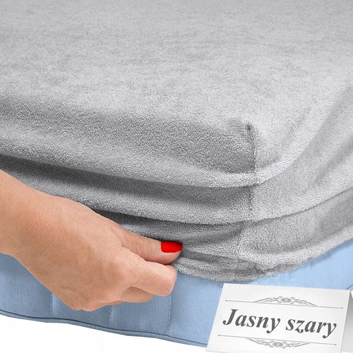 PRZEŚCIERADŁO FROTTE Z GUMKĄ 90x200 GRUBE BAWEŁNA na Arena.pl