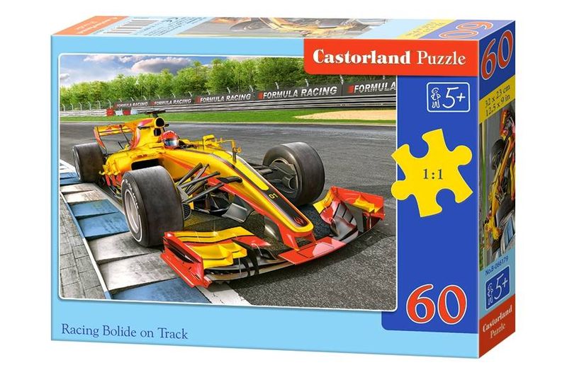 Puzzle 60 el. Racing Bolide on Track zdjęcie 1