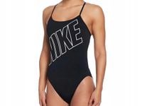 Regulowany kostium kąpielowy Nike Logo NESSF019GP rozmiar 36 czarny