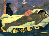 Reprodukcja obrazu The Spirit of the Dead Keeps Watch - Paul Gauguin Rozmiar - 60x45