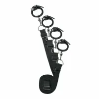 easytoys system mocujących pasow pod materac z regulacją, czarny