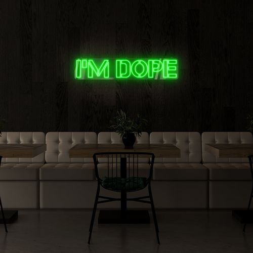 Napis LED I'm Dope na Arena.pl