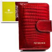 portfel damski skórzany ptn ph31-1-rs-1528 red