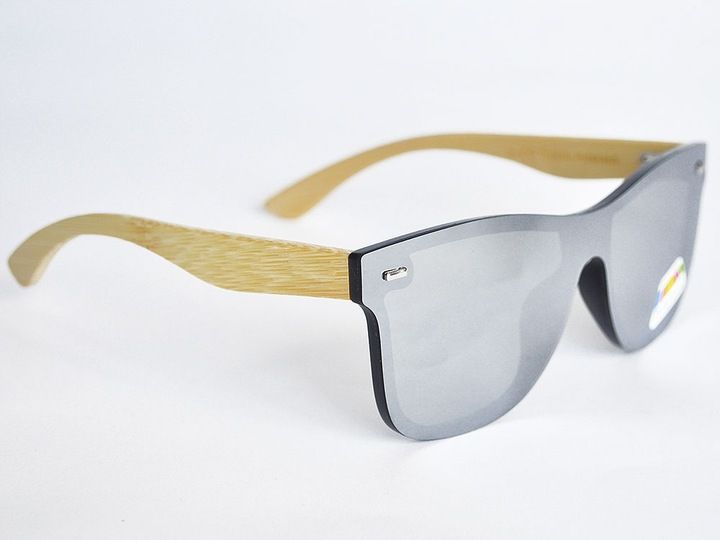 OKULARY DREWNIANE POLARYZACYJNE LUSTRZANKI ETUI zdjęcie 3