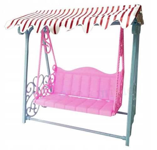 HUŚTAWKA MEBELKI 1866 domek dla lalek do domku zestaw meble akcesoria na Arena.pl