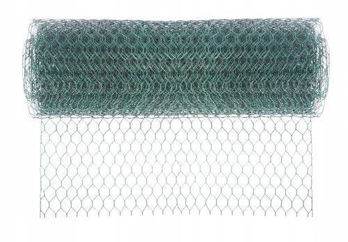 Siatka na woliery ogrodzenia Izola hexagonalna 20/0,9 25Mb Ocynk w PVC na Arena.pl