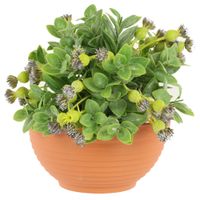 Doniczka okrągła misa 3 L terakota Ø 26 cm kompozycje nagrobna plastikowa