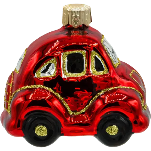 Bombka choinkowa szklana: Auto Garbus: czerwony na Arena.pl