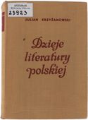 Używana książka Julian Krzyżanowski Dzieje literatury polskiej 1969
