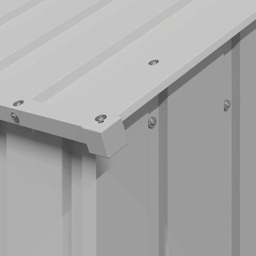 Buda dla psa z dachem, 113x153x101 cm, stal galwanizowana na Arena.pl