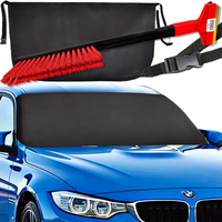 Osłona Na Przednią Szybę Mata Antyszronowa Lusterka Wycieraczki Skrobaczka