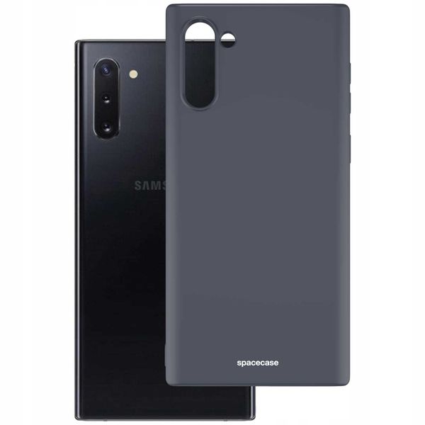 Spacecase Silicone Case Galaxy Note 10 Black zdjęcie 2