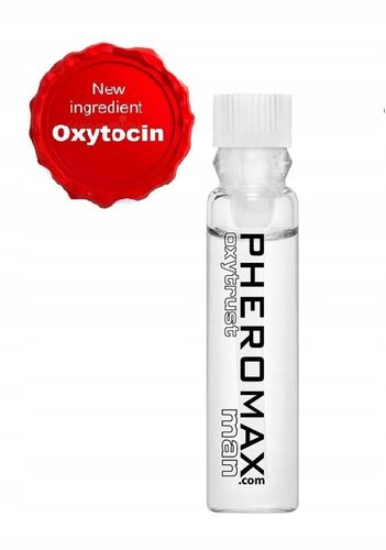 BEZZAPACHOWE MĘSKIE FEROMONY PHEROMAX OXYTRUST PRÓBKA 1ML na Arena.pl