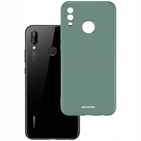 Spacecase Silicone Case Huawei P20 Lite Dark Green zdjęcie 2
