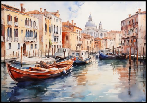 Plakat 100x70cm Wenecka Impresja na Arena.pl
