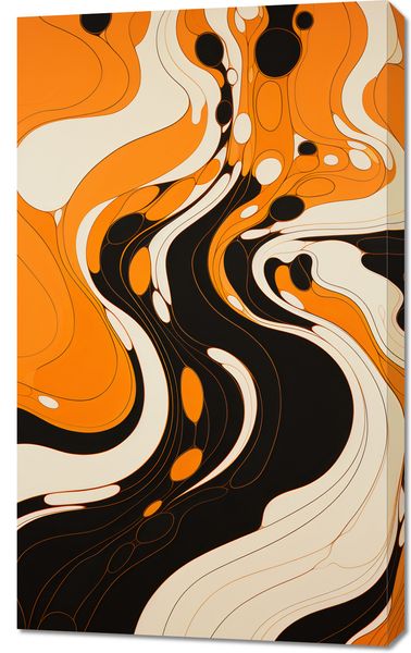 Obraz 60x100cm Tańczący Atrament zdjęcie 1