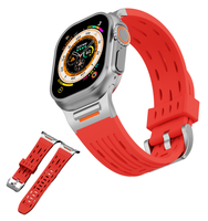 Pasek do Apple Watch 2 3 4 5 6 7 8 9 10 42MM 44MM 45MM 49MM czerwony opaska