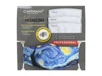 Maseczka ochronna z filtrem - V. van Gogh, Gwiaździsta Noc (CARMANI)
