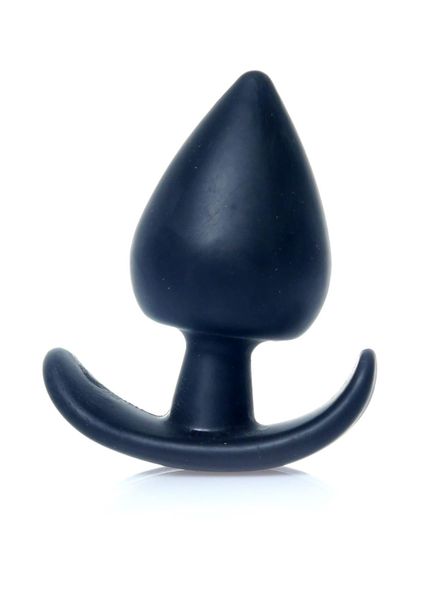Gładka Czarna Zatyczka Analna Korek Sex Plug 8Cm zdjęcie 2