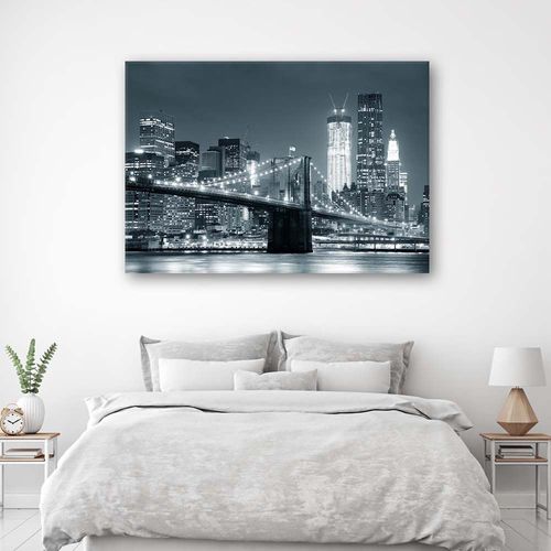 OBRAZ NA PŁÓTNIE Nowy Jork Most Manhattan 60x40 na Arena.pl