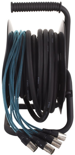 Kabel wieloparowy multicore mikrofonowy 8x XLR 15m bęben the sssnake MCT 8 na Arena.pl