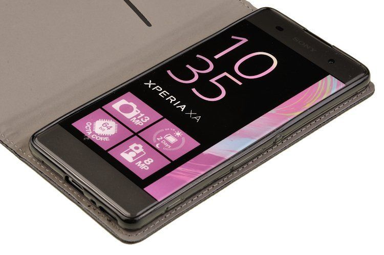 Etui Smart do Sony Xperia XA czarny zdjęcie 4