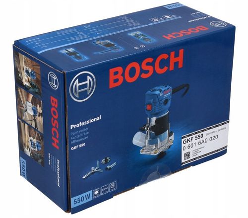 Frezarka krawędziowa 550 W uchwyt 6,0 mm Bosch GKF 550 na Arena.pl