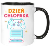 Kubek z nadrukiem prezent Dzień CHŁOPAKA dla kolegi chłopca urodziny wzory