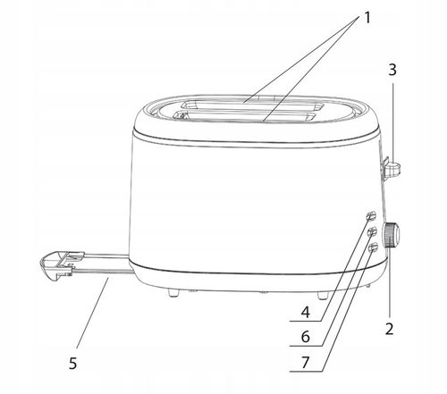 TOSTER OPIEKACZ kanapek tostów MAESTRO MR-705 7 POZIOMÓW 850W 2 kromki na Arena.pl