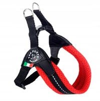 SZELKI małego psa XS 33-47cm TRE PONTI Mesh czerwone York Maltańczyk