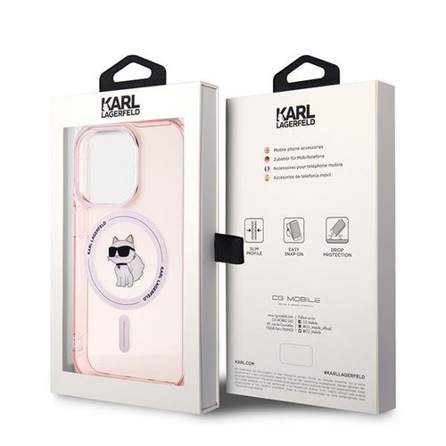 Etui Karl Lagerfeld do iPhone 14 Pro Max, Różowy, MagSafe na Arena.pl
