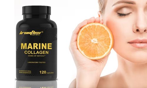 IRONFLEX KOLAGEN MORSKI RYBI 120kaps COLLAGEN MARINE KWAS HIALURONOWY WIT C na Arena.pl