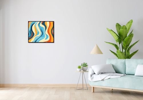 Plakat 60x50cm Tańczące Fale na Arena.pl
