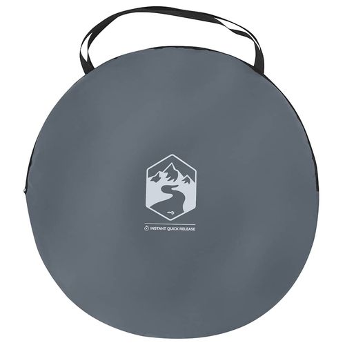 Namiot przebieralnia typu pop-up, szaro-pomarańczowy na Arena.pl