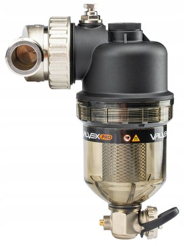 FILTR MAGNETYCZNY SEPARATOR ZANIECZYSZCZEŃ ODMULNIK INSTALACJI C.O 1" na Arena.pl